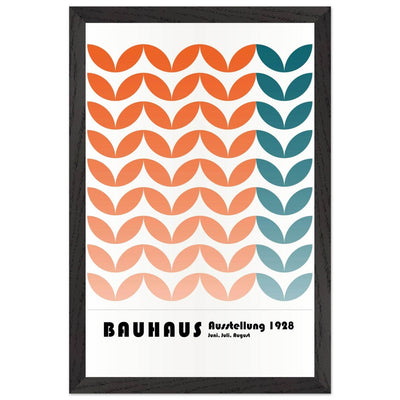 Bauhaus-Style The Blue Waves - Vibrantwalls