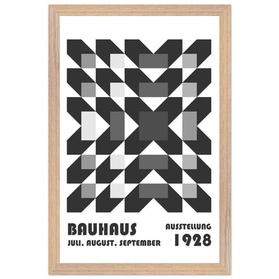 Bauhaus-Style Geometric Grid - Vibrantwalls