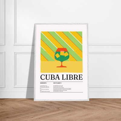 Cuba Libre Cocktail Recipe - Vibrantwalls