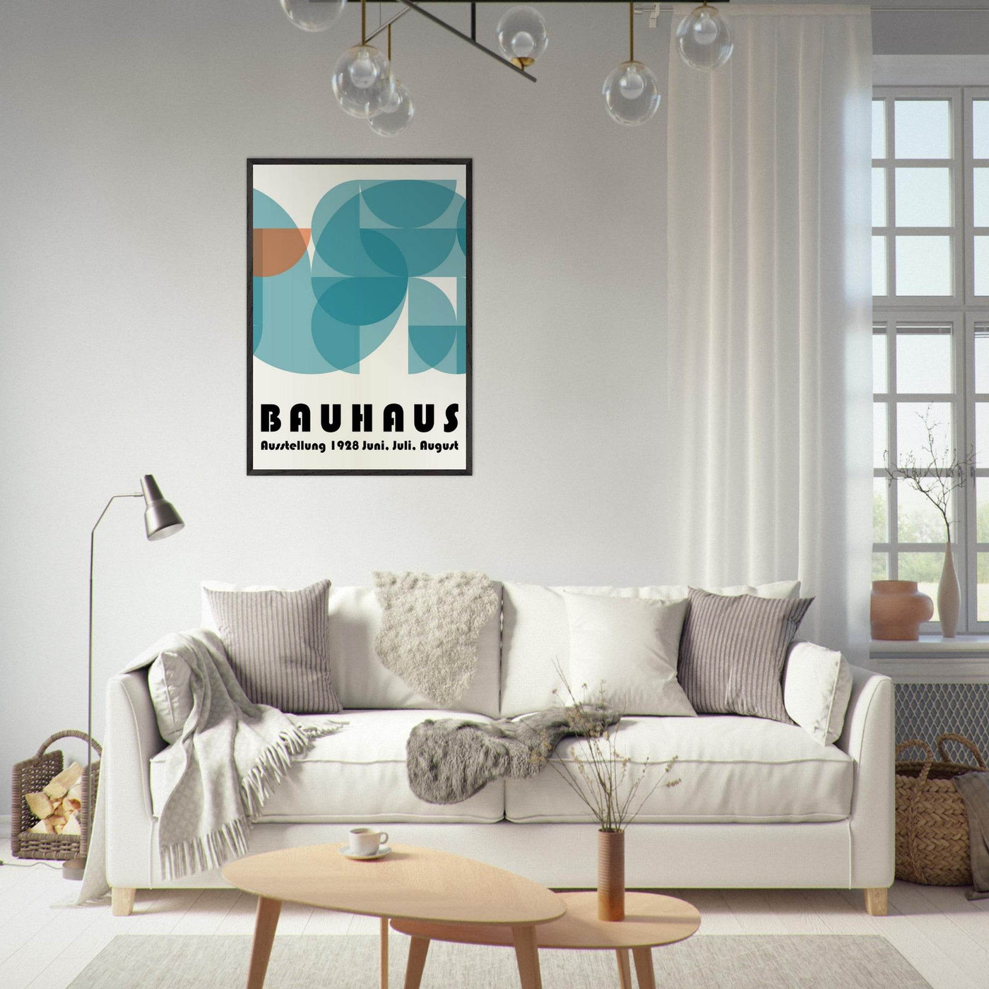 Bauhaus-Style The Blue Tunnel - Vibrantwalls