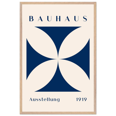 Bauhaus Exhibition 1919 - Navy Cream - Vibrantwalls