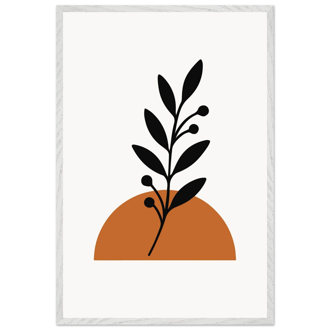 Minimalist Botanical Sunset - Vibrantwalls