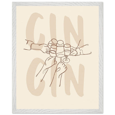 Framed Gin Quote Artwork for Gin Lovers - Perfect Decor for Home or Bar - Vibrantwalls