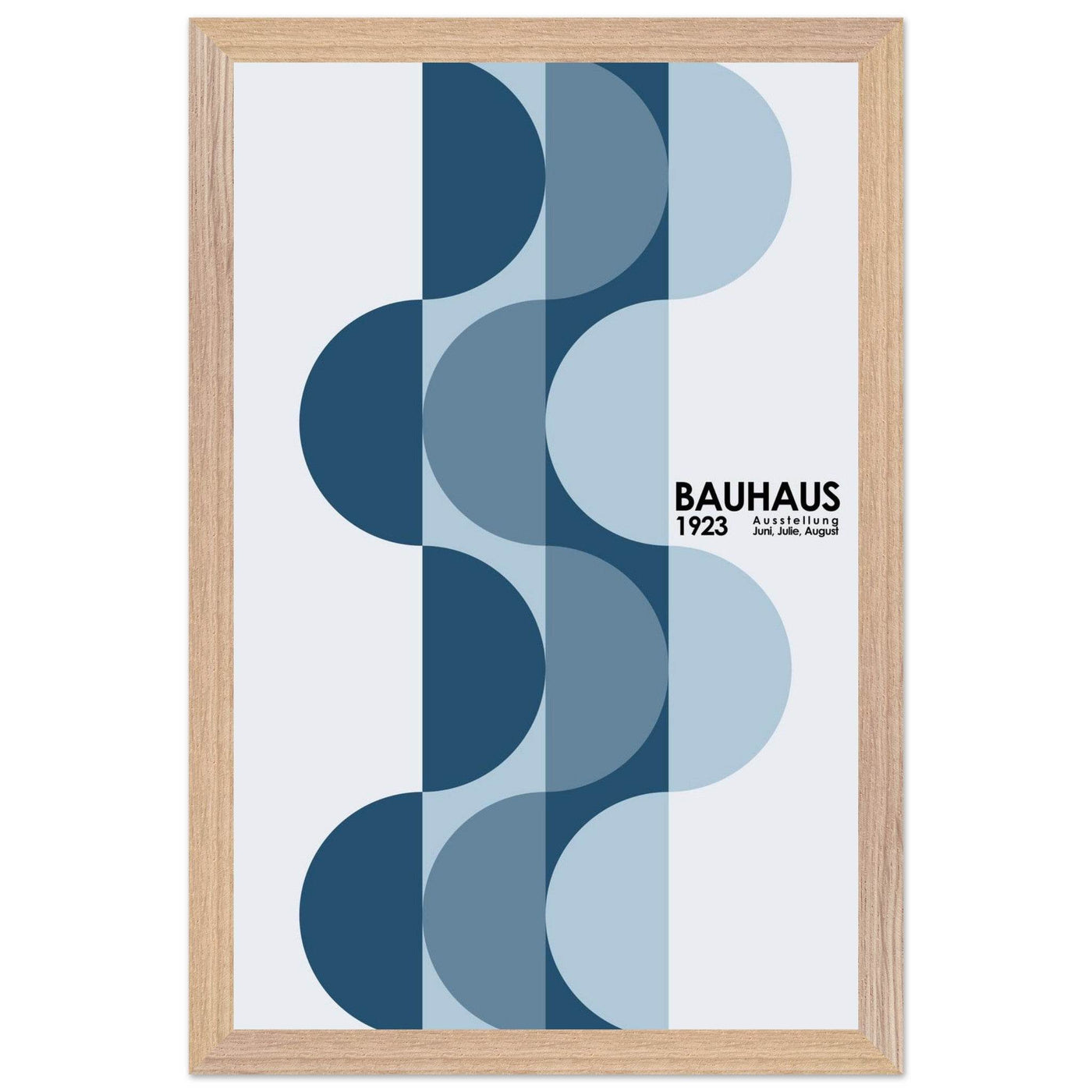 Bauhaus-Style The Blue Design - Vibrantwalls