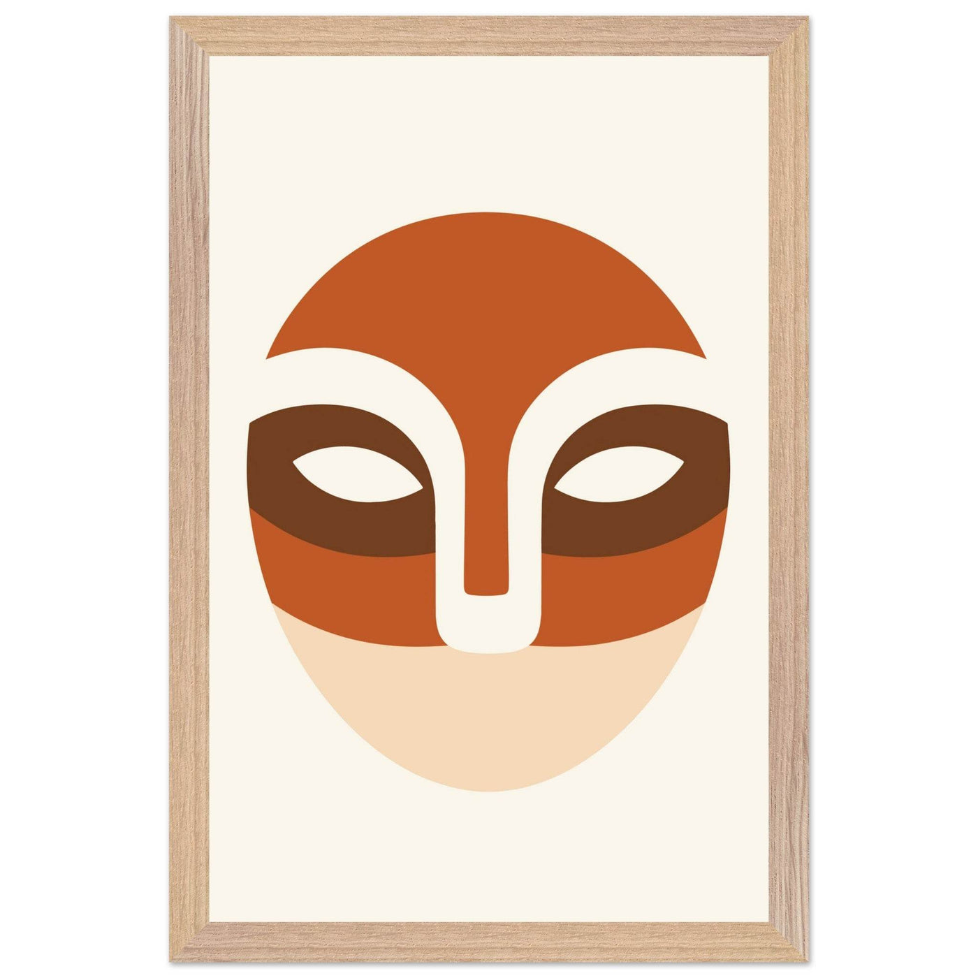 Abstract Desert Landscape Face - Vibrantwalls