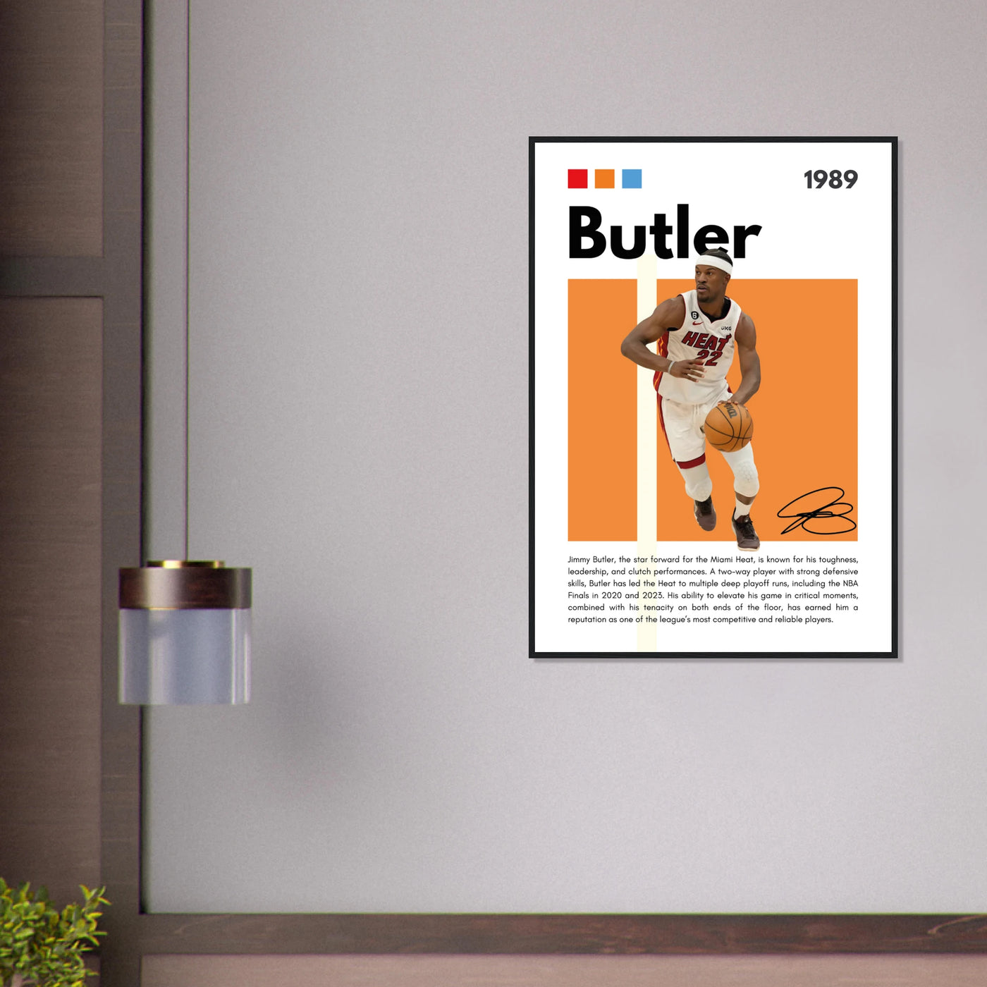 Jimmy Butler Heat Culture Miami Framed Poster Vibrantwalls
