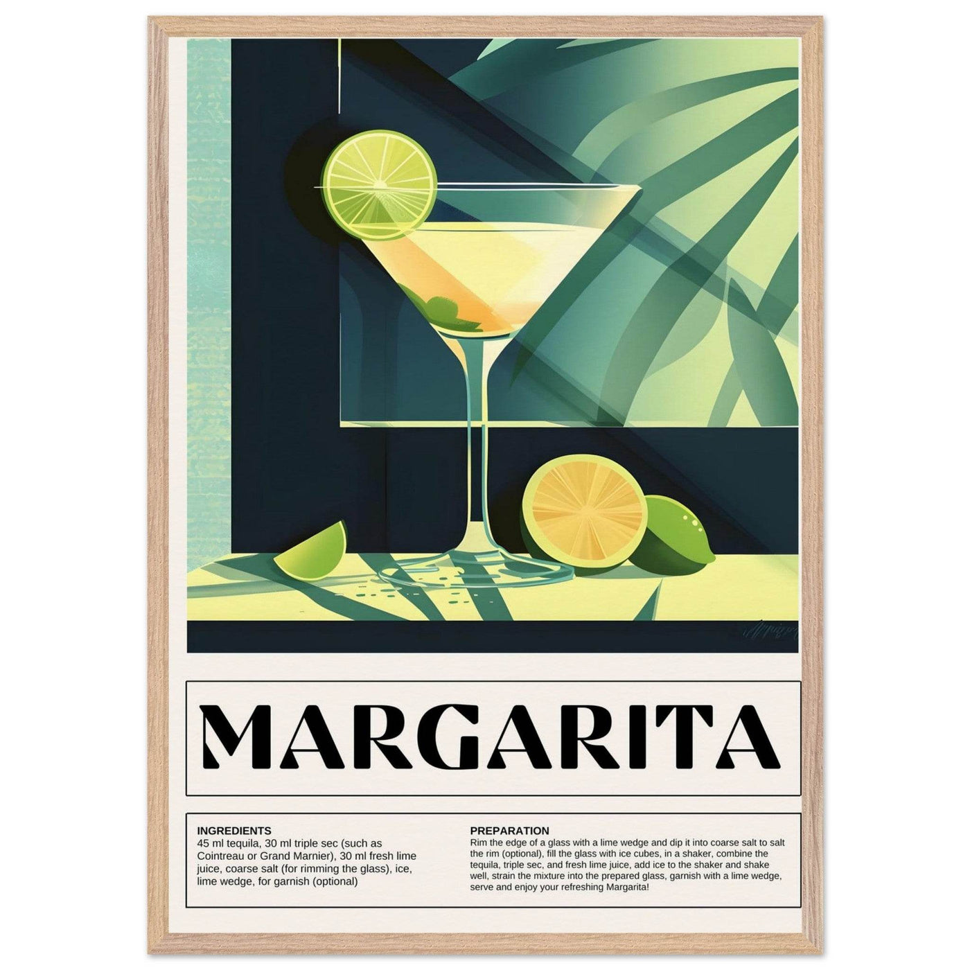 Margarita Cocktail - Vibrantwalls