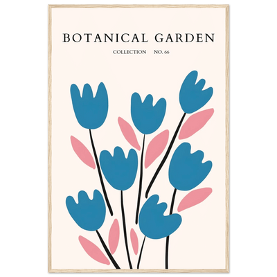 Abstract Botanical Garden Framed Poster – Modern Floral Art Print | Ready-to-Hang in Various Sizes & Frames - Vibrantwalls