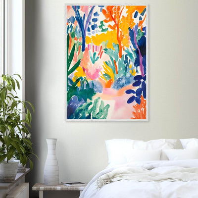Vibrant Abstract Garden - Vibrantwalls