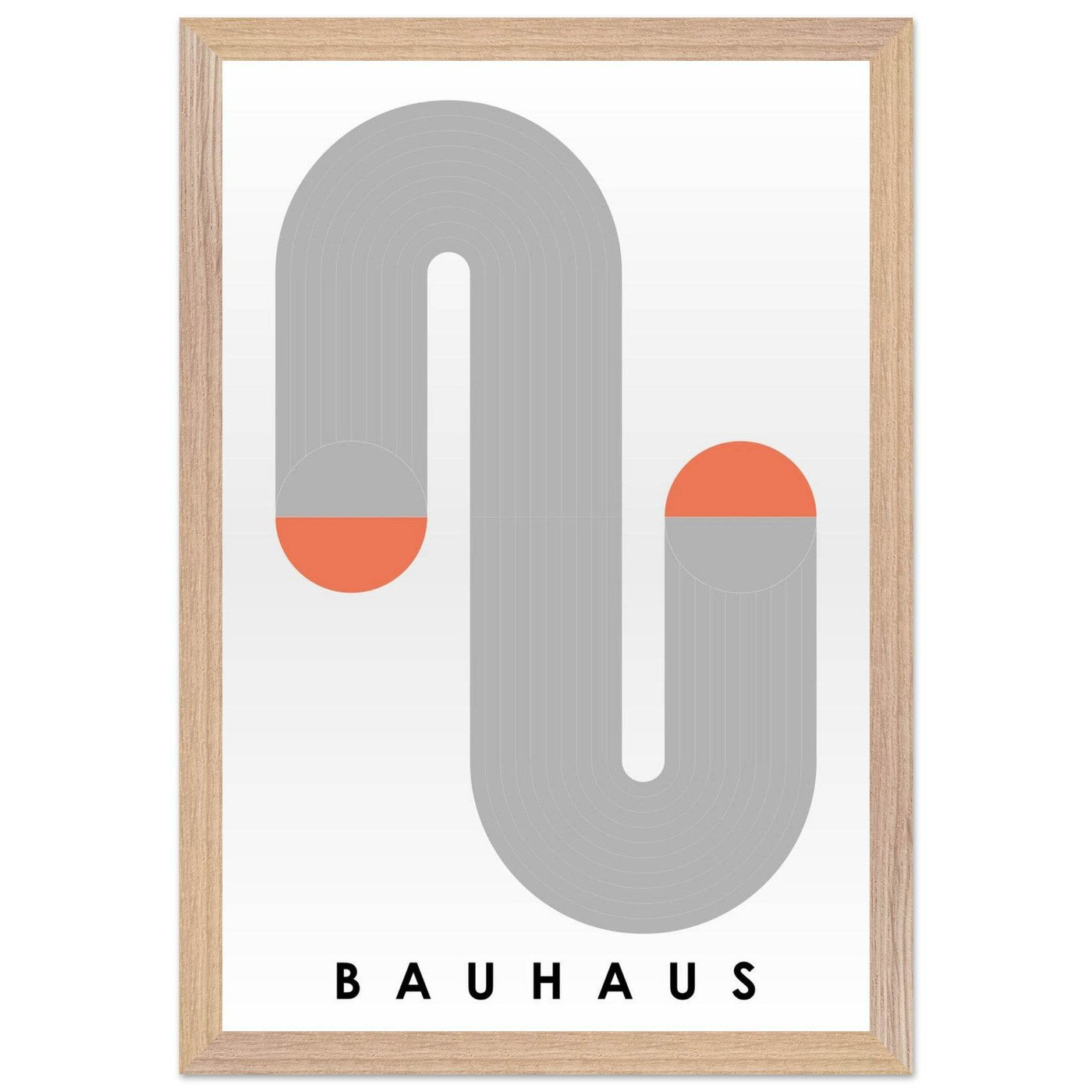 Bauhaus-Style The Blue Tunnel - Vibrantwalls
