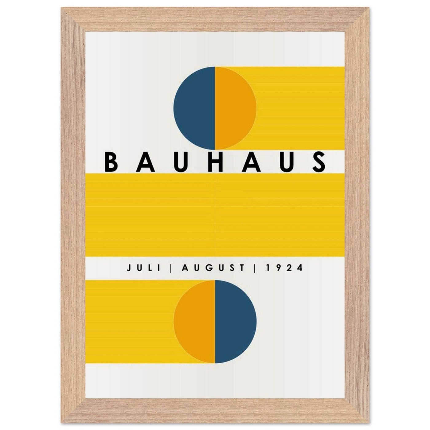 Bauhaus Blue Tunnel Geometric - Vibrantwalls