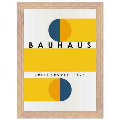 Bauhaus Blue Tunnel Geometric - Vibrantwalls