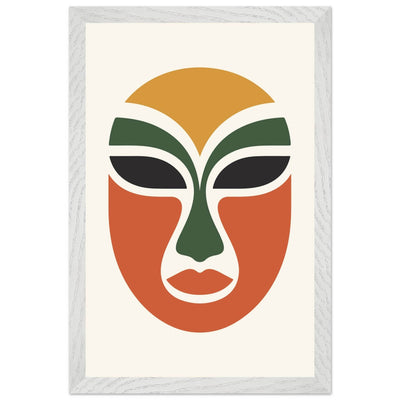 Abstract Tribal Mask - Vibrantwalls