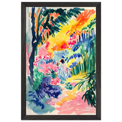 Vibrant Abstract Garden Henri Matisse - Vibrantwalls