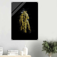 Breaking Bad Hazmat Suit Acrylic Print – Iconic Pop Art, Vibrant & Durable Wall Decor - Vibrantwalls