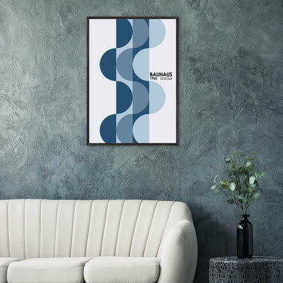 Bauhaus-Style The Blue Design - Vibrantwalls