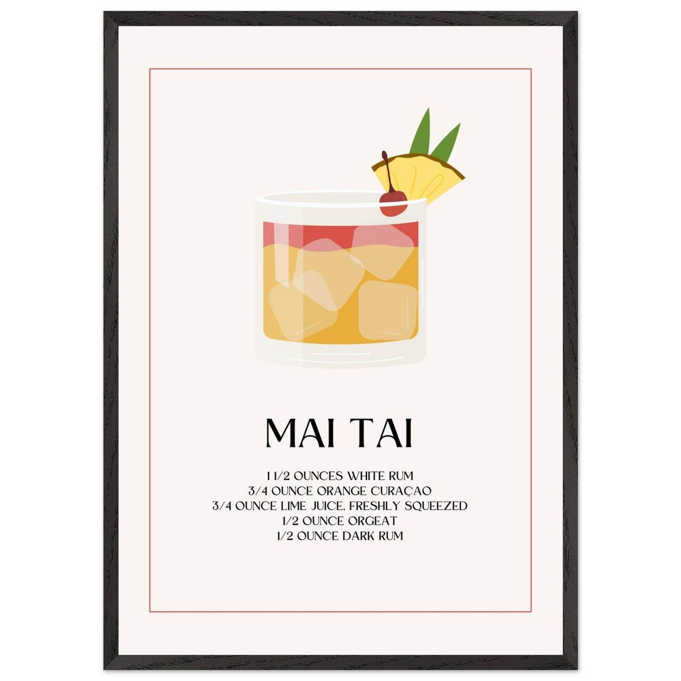 Mai Tai Cocktail Recipe - Vibrantwalls