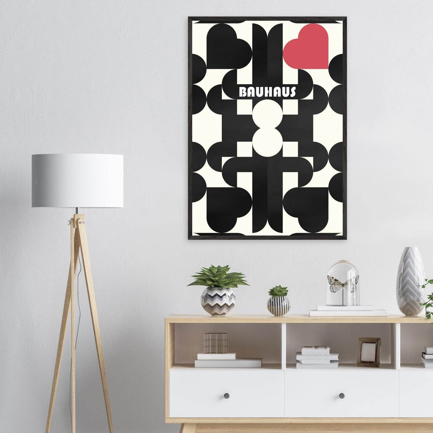 Bauhaus Geometric Harmony Movement Style Design Poster Wall Art - Vibrantwalls