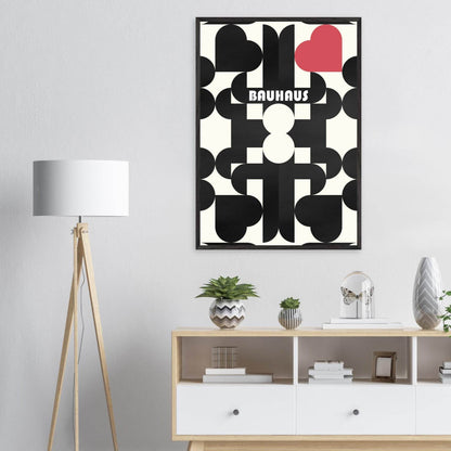 Bauhaus Geometric Harmony Movement Style Design Poster Wall Art - Vibrantwalls