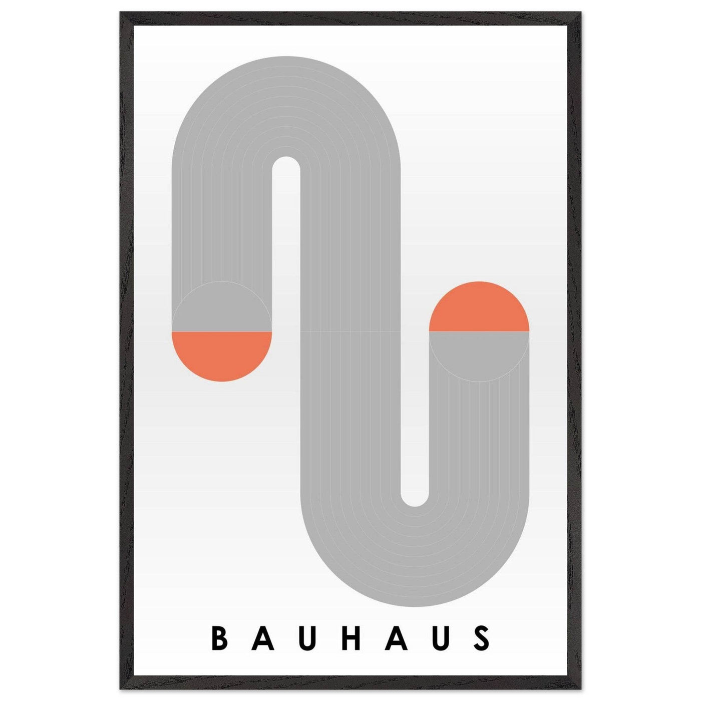 Bauhaus-Style The Blue Tunnel - Vibrantwalls