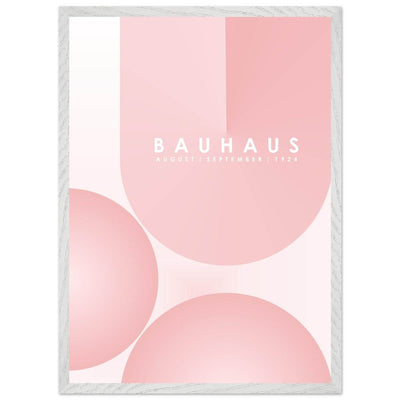 Bauhaus Soft Pink Geometric Design for Contemporary Spaces - Vibrantwalls