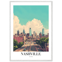 Nashville USA Wall Art - Vibrantwalls