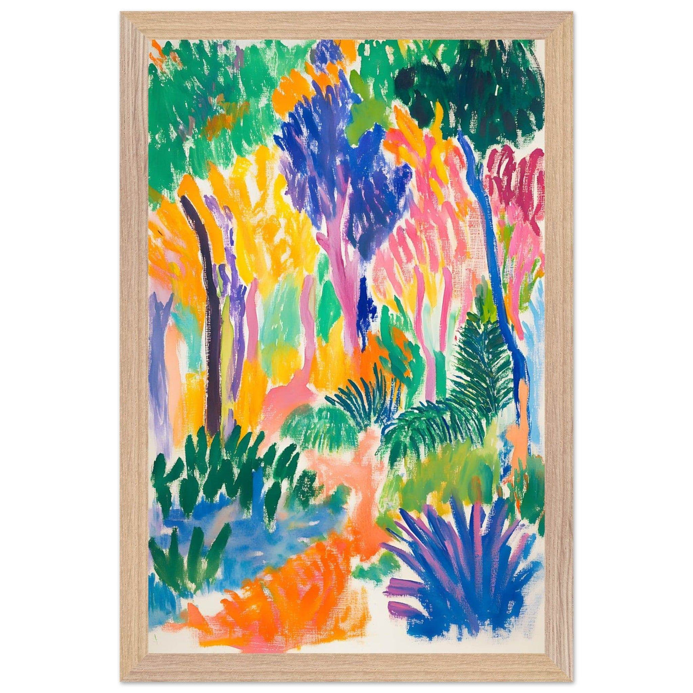 Abstract Foliage Art - Modern Wall Decor for Your Home - Vibrantwalls