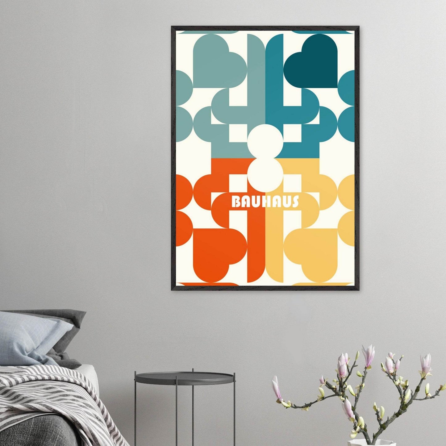Bauhaus Geometric Shape Movement Style Design Poster Wall Art - Vibrantwalls