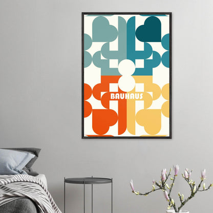 Bauhaus Geometric Shape Movement Style Design Poster Wall Art - Vibrantwalls