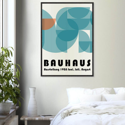 Bauhaus-Style The Blue Tunnel - Vibrantwalls