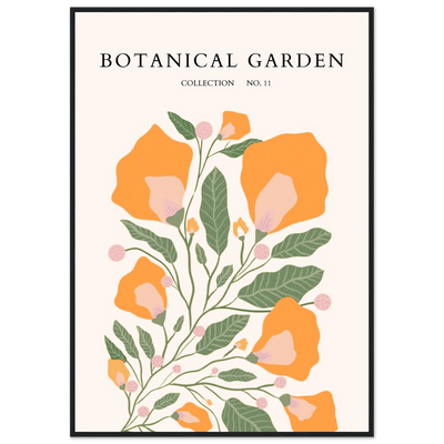 Botanical Garden Collection Framed Poster – Warm Floral Art Print | Ready-to-Hang in Various Sizes & Frame Styles - Vibrantwalls