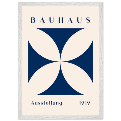 Bauhaus Exhibition 1919 - Navy Cream - Vibrantwalls