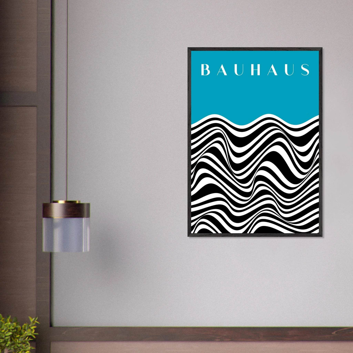 Bauhaus Optical Illusion - Vibrantwalls