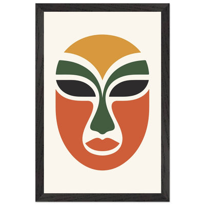 Abstract Tribal Mask - Vibrantwalls