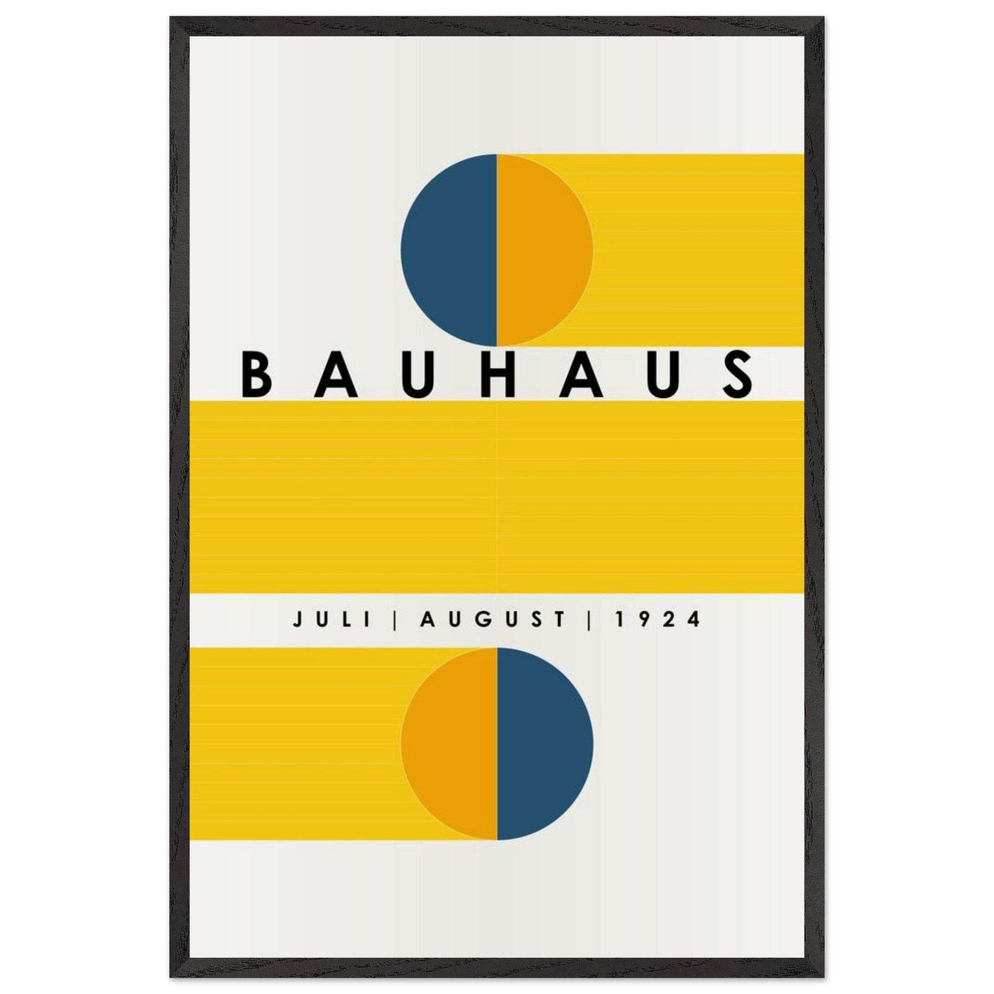 Bauhaus Blue Tunnel Geometric - Vibrantwalls