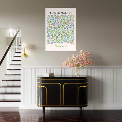 Flower Market Collection Framed Poster – Whimsical Floral & Berry Art Prints | Ready-to-Hang in Various Sizes - Vibrantwalls