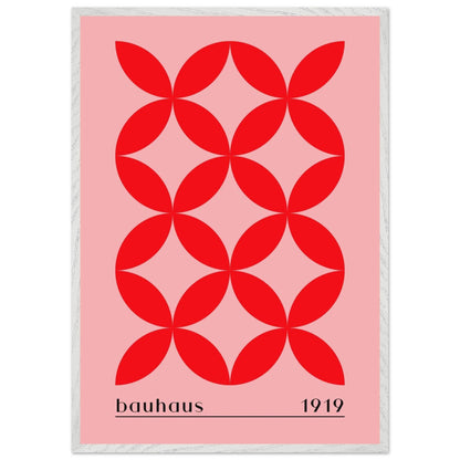 Bauhaus Minimalist Bold Red Geometric Design - Vibrantwalls