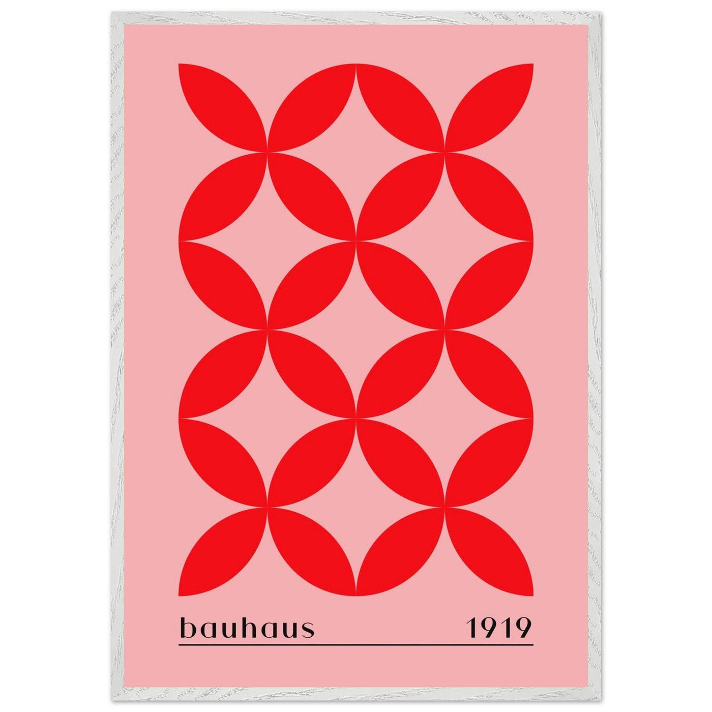 Bauhaus Minimalist Bold Red Geometric Design - Vibrantwalls
