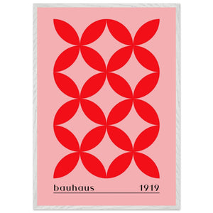 Bauhaus Minimalist Bold Red Geometric Design - Vibrantwalls