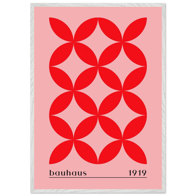 Bauhaus Minimalist Bold Red Geometric Design - Vibrantwalls