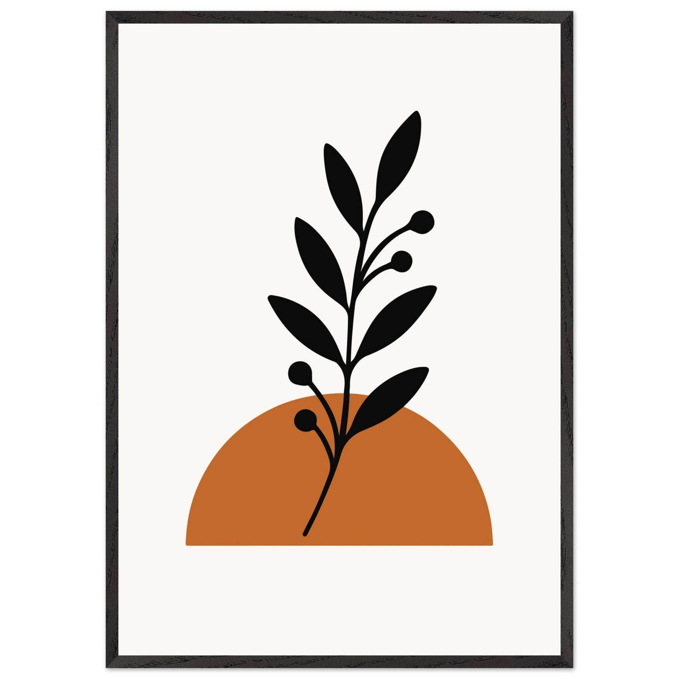 Minimalist Botanical Sunset - Vibrantwalls