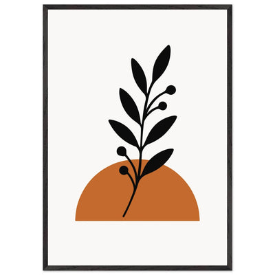 Minimalist Botanical Sunset - Vibrantwalls