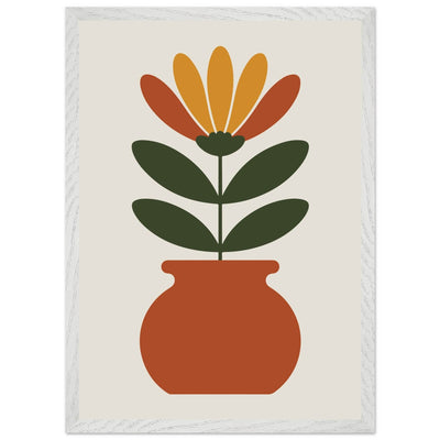 Floral Pot Art - Vibrantwalls