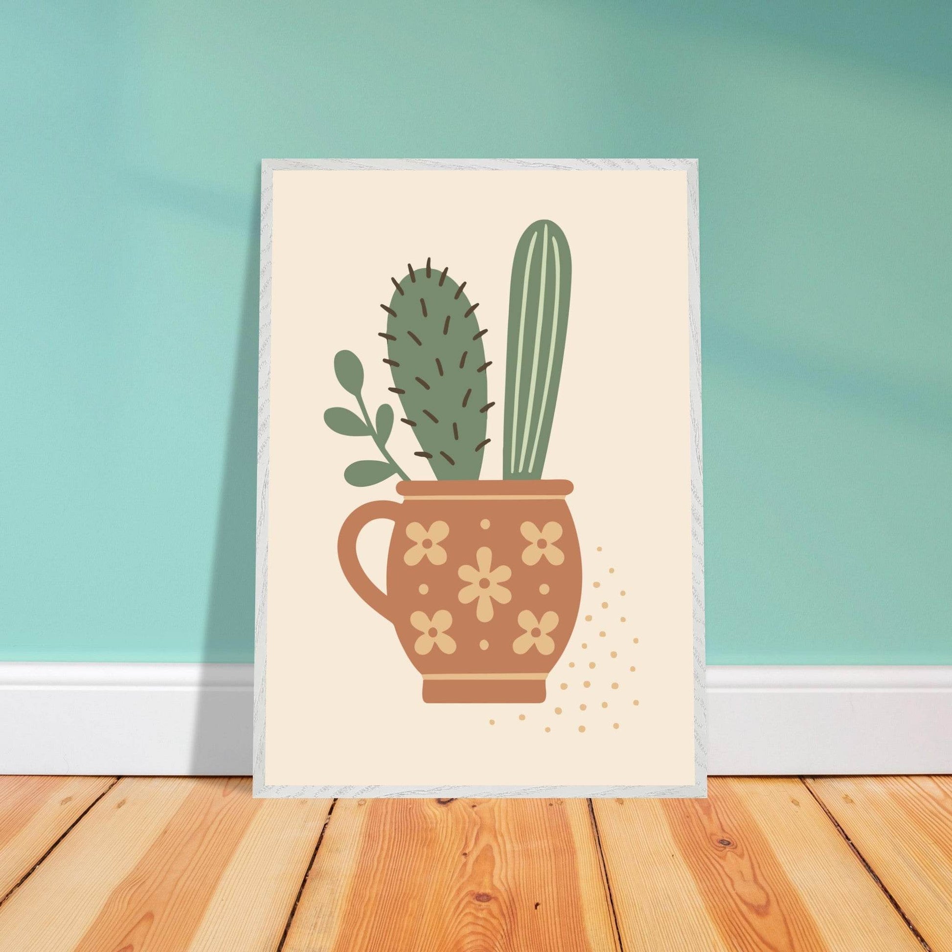 Cactus Bouquet Desert Botanical Wall Art - Vibrantwalls