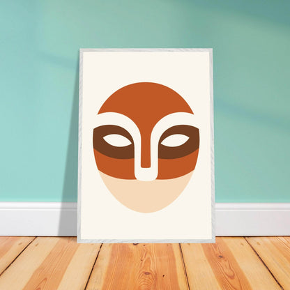 Abstract Desert Landscape Face - Vibrantwalls