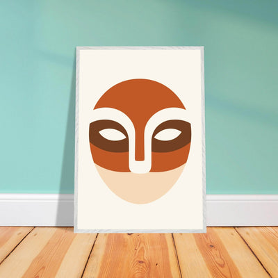 Abstract Desert Landscape Face - Vibrantwalls