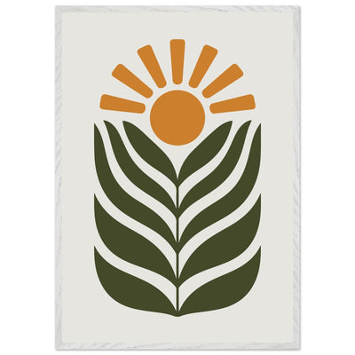 Desert Sun & Plant - Vibrantwalls