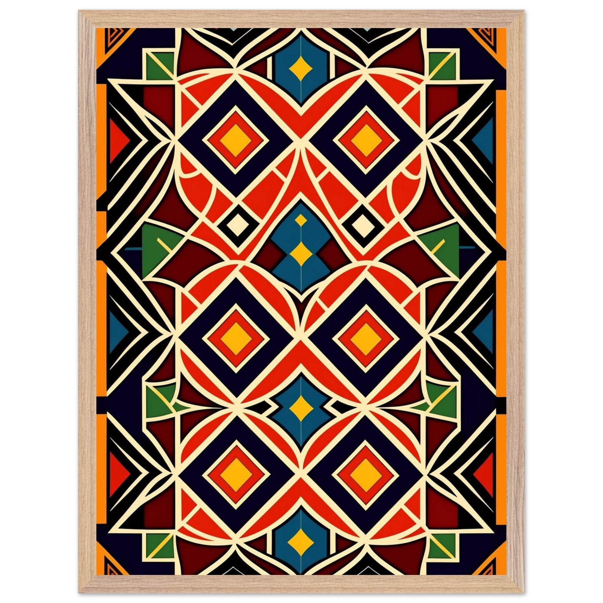 Abstract Geometric Wall Decor - Unique Boho Art for Contemporary Spaces - Vibrantwalls