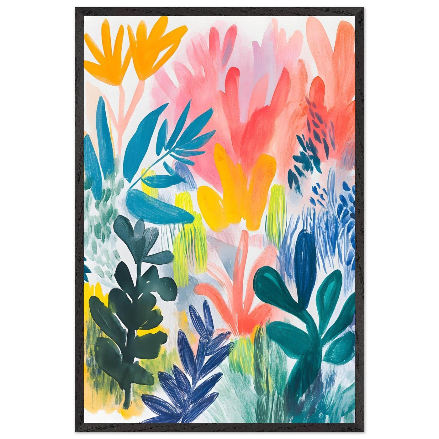 Abstract Floral Henri Matisse Botanical - Vibrantwalls