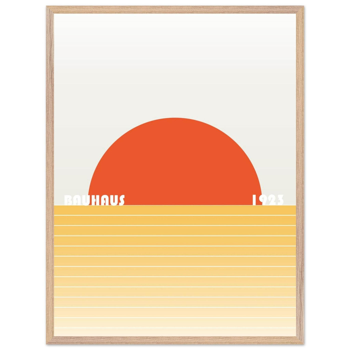 Bauhaus Sunset Abstraction - Vibrantwalls